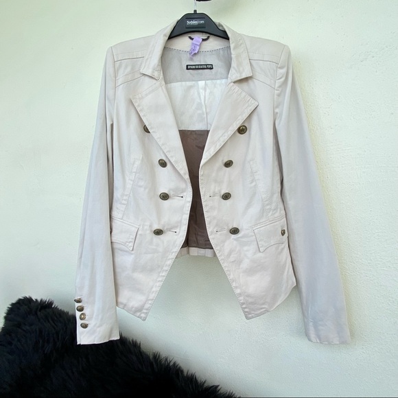 Drykorn Cream Cotton Blazer - Picture 3 of 5